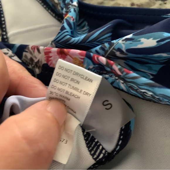 Light In The Box Racerback Floral Swim Top - Size Small - Picture 8 of 8
